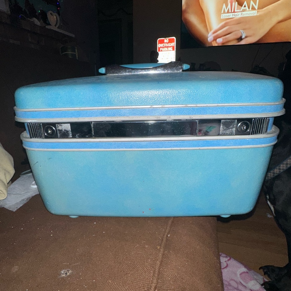 Samsonite Blue Makeup Organizer